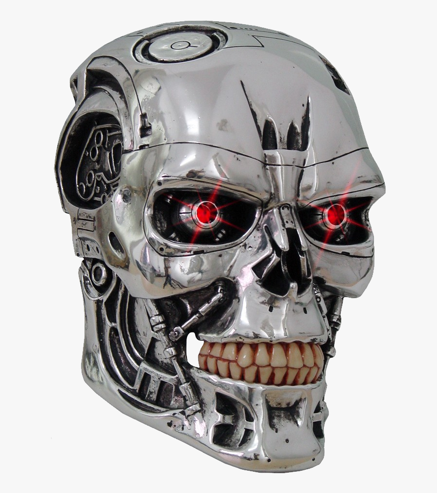 Grab And Download Terminator Icon Clipart - Terminator T 800 Head, Transparent Clipart