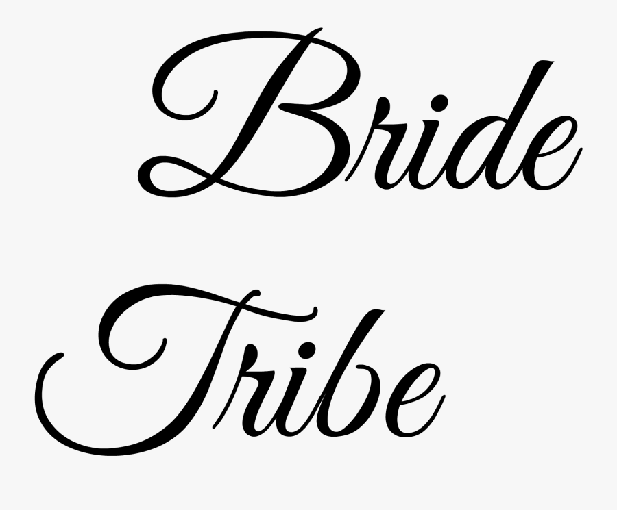 Clip Art Bride Tribe Svg Calligraphy Free Transparent Clipart Clipartkey