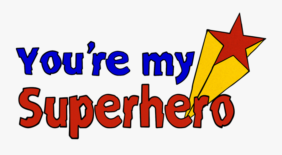 Superhero, Pop Art, Cartoon, Animation, Message, Star - All Superhero Transparent Png, Transparent Clipart
