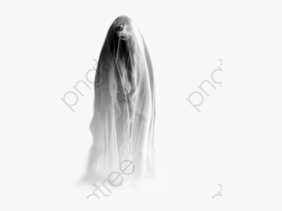Scary Ghost Transparent Background, Transparent Clipart