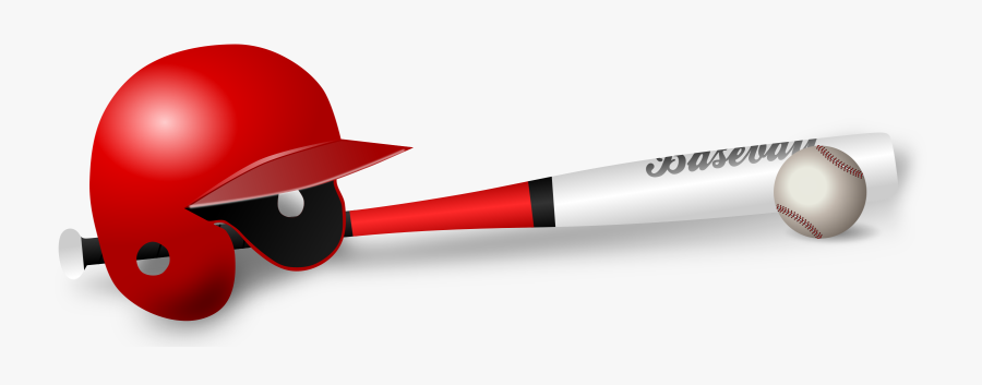 Clip Freeuse Download Baseball Clipart Borders - Baseball Helmet And Bat, Transparent Clipart
