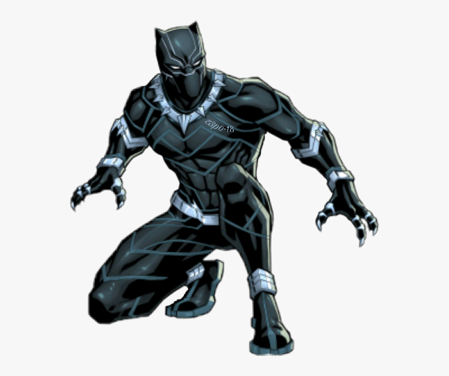 Transparent Marvel Black Panther Png - Black Panther Cartoon Characters, Transparent Clipart