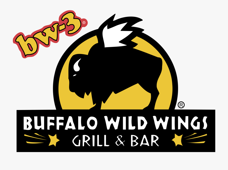 Transparent Buffalo Png - Buffalo Wild Wings Restaurant Logo, Transparent Clipart
