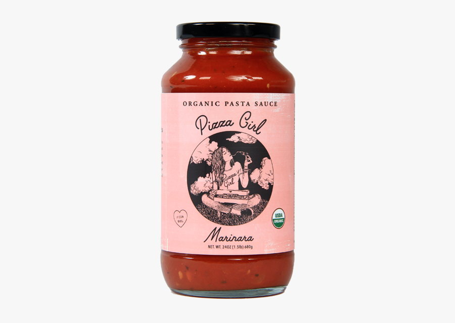 Pizza Girl Sauce, Transparent Clipart