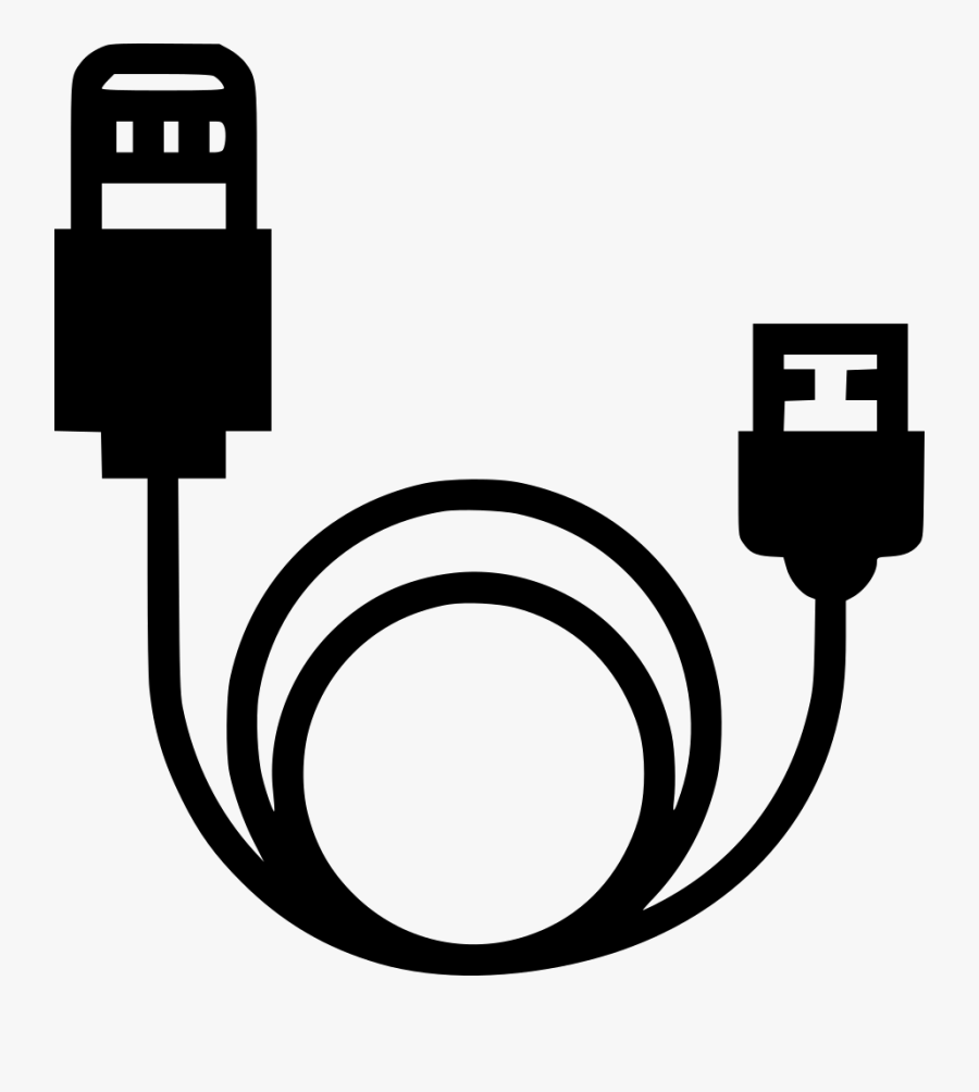 Iphone Charging Cable Comments - Usb Cable Icon Png, Transparent Clipart