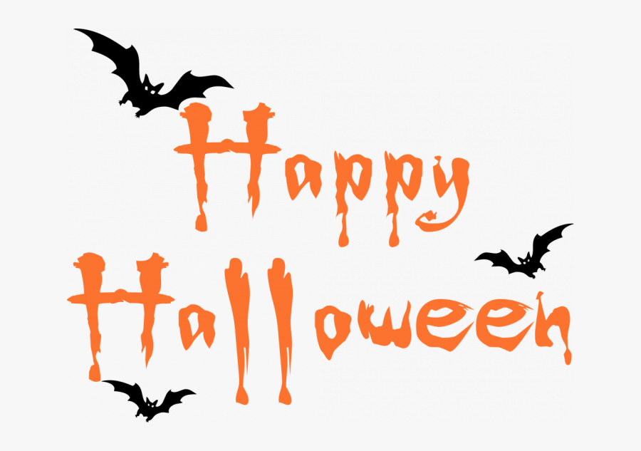 Spooky Happy Halloween Clipart, Transparent Clipart