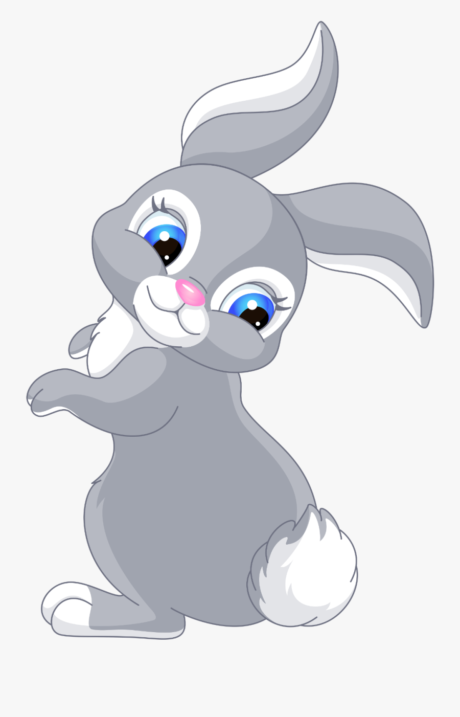 Rabbit Cartoon Png, Transparent Clipart