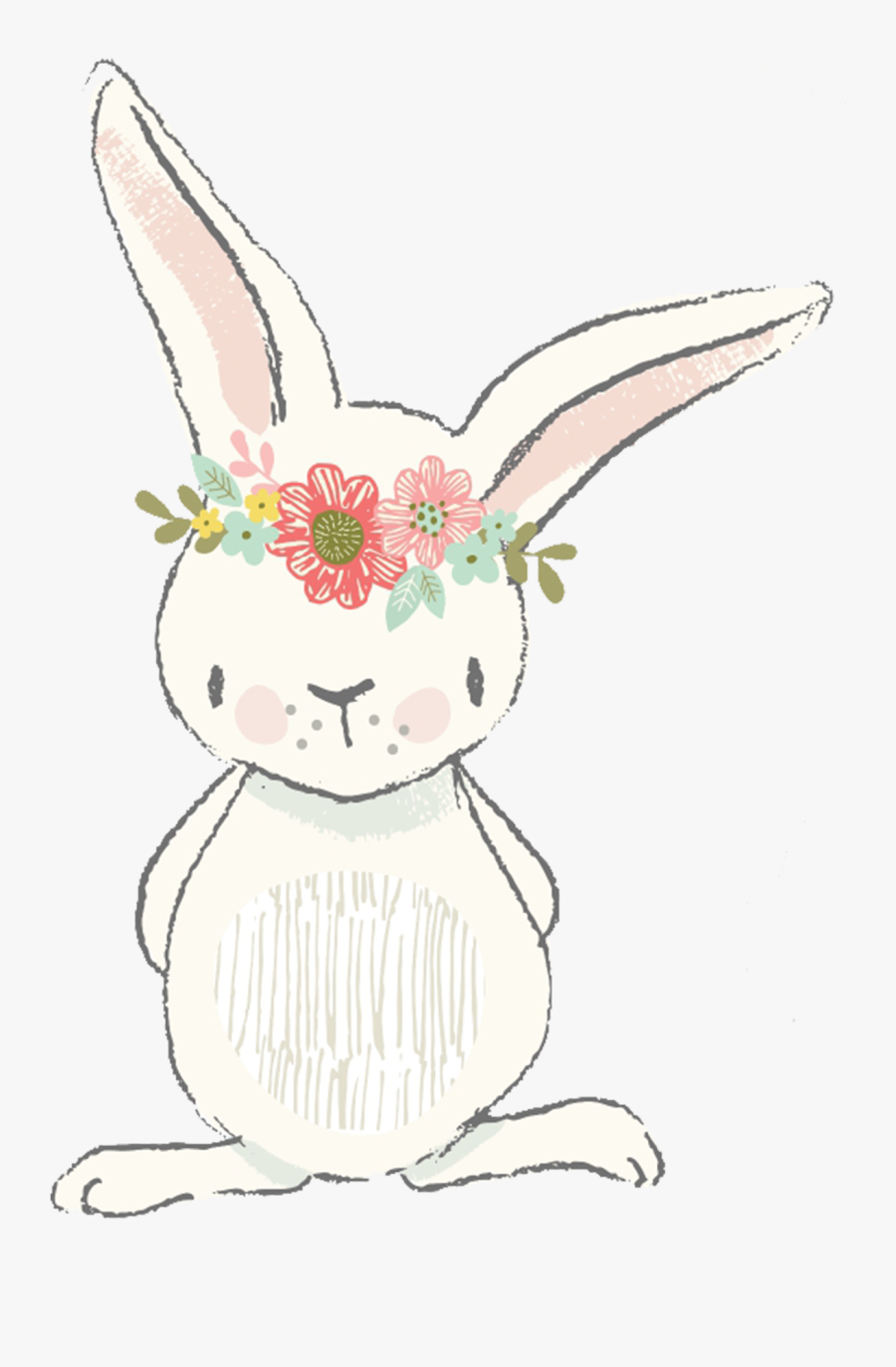 Download Cute Bunny Illustration , Free Transparent Clipart ...