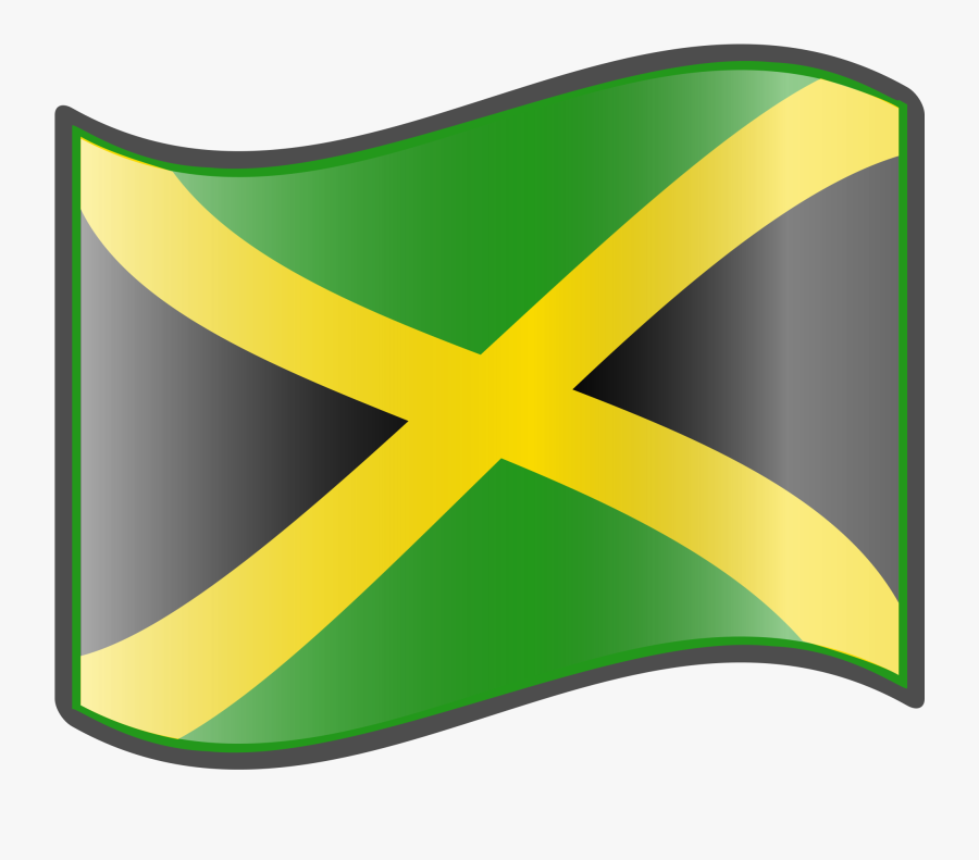 Svg Flags Emoji - Transparent Jamaican Flag, Transparent Clipart