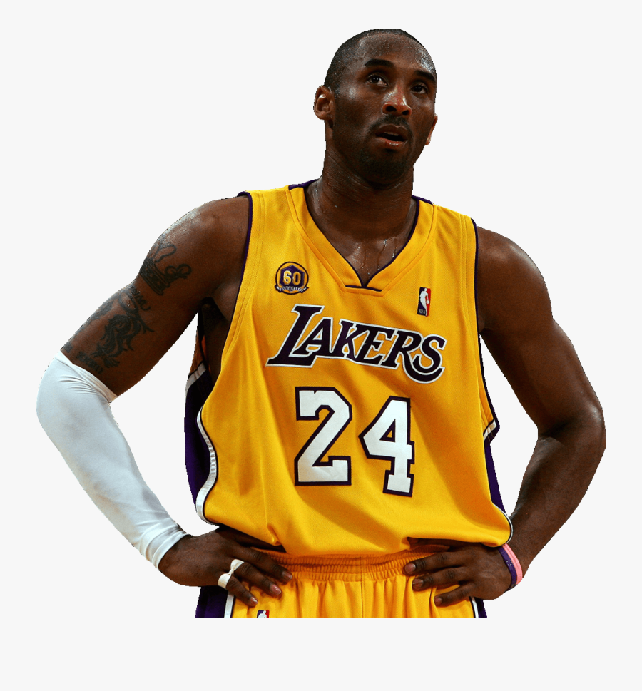 Kobe Bryant Looking Up - Kobe Bryant Png, Transparent Clipart