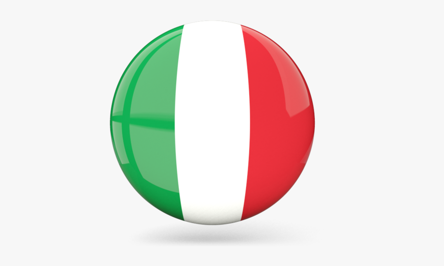 Clip Art Free Icon Download Green - Italy Flag Round Icon, Transparent Clipart