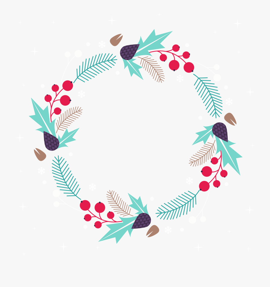 Png Christmas Wreath Free, Transparent Clipart