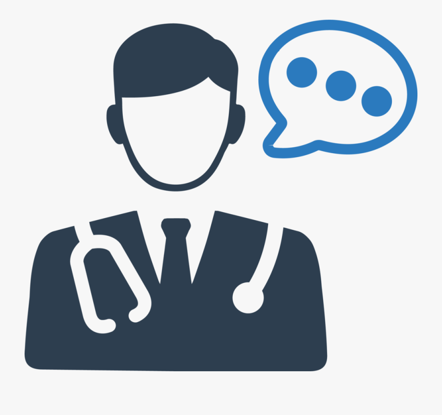 If English Is Your Second Language Then You May Wish - Health Consultation Icon, Transparent Clipart