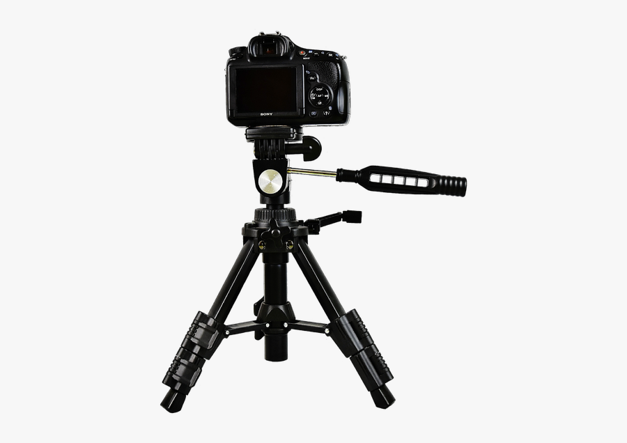 #ftestickers #photography #camera #tripod #sony - Video Camera On Stand Png, Transparent Clipart