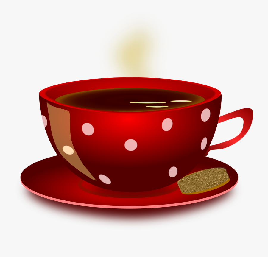 Cup Mug Coffee Free Photo - Red Coffee Cup Clipart, Transparent Clipart