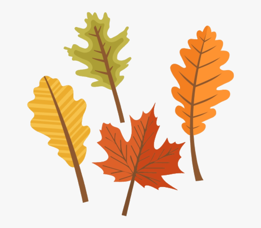 Orange Leaf Fall Leaves Clip Art Cute Autumn Clipart - Fall Leaves Clipart Png, Transparent Clipart