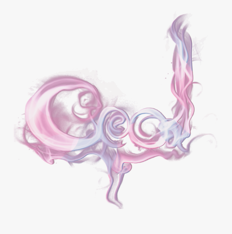 ##freetoedit #3d #cool #vape #smoke #cloud #pink #blue - Illustration, Transparent Clipart