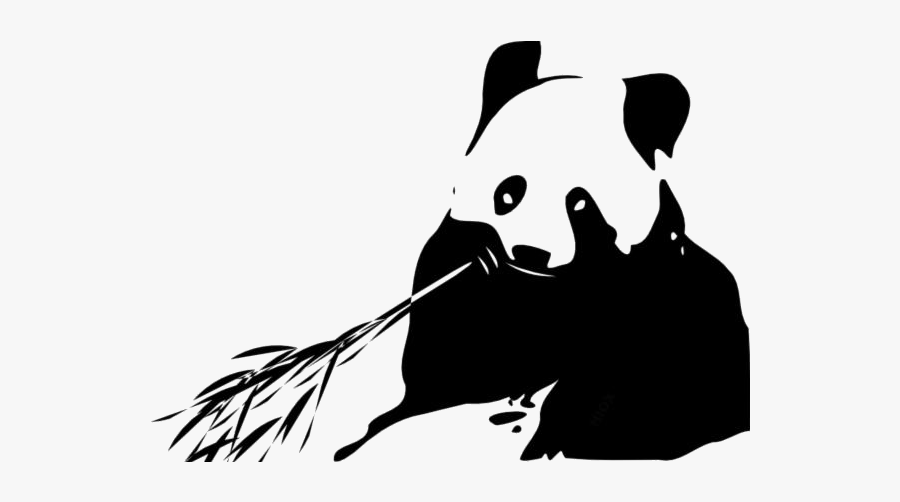 Transparent Panda With Bamboo Clipart, Panda With Bamboo - Panda With Bamboo Png, Transparent Clipart