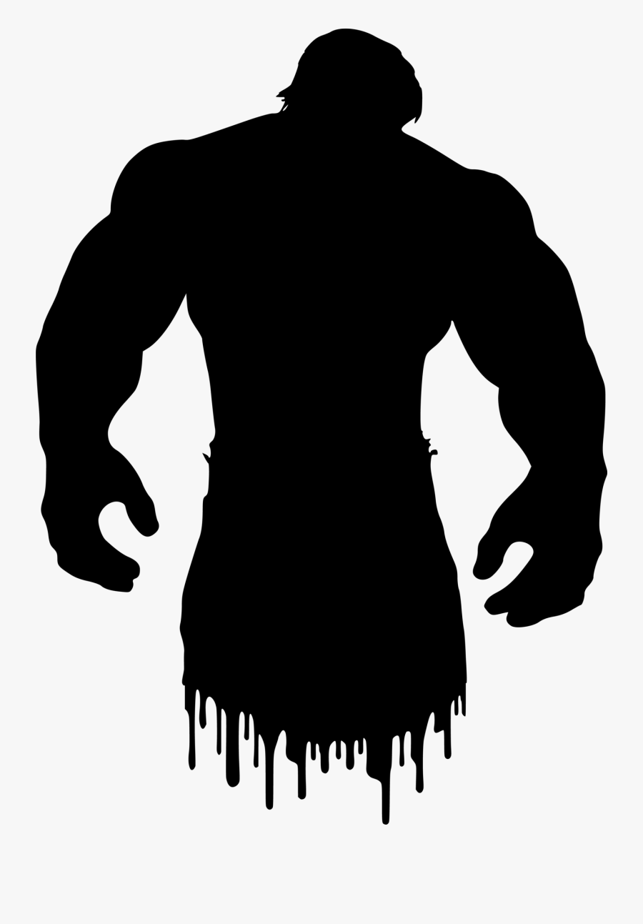 Hulk Silhouette Png, Transparent Clipart