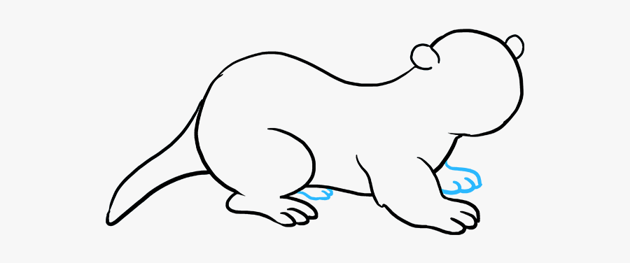 How To Draw Otter - Draw Otter, Transparent Clipart