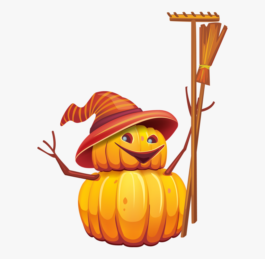 Autumn Still Life Harvest - Pumpkin Png Clipart Halloween Cartoon, Transparent Clipart