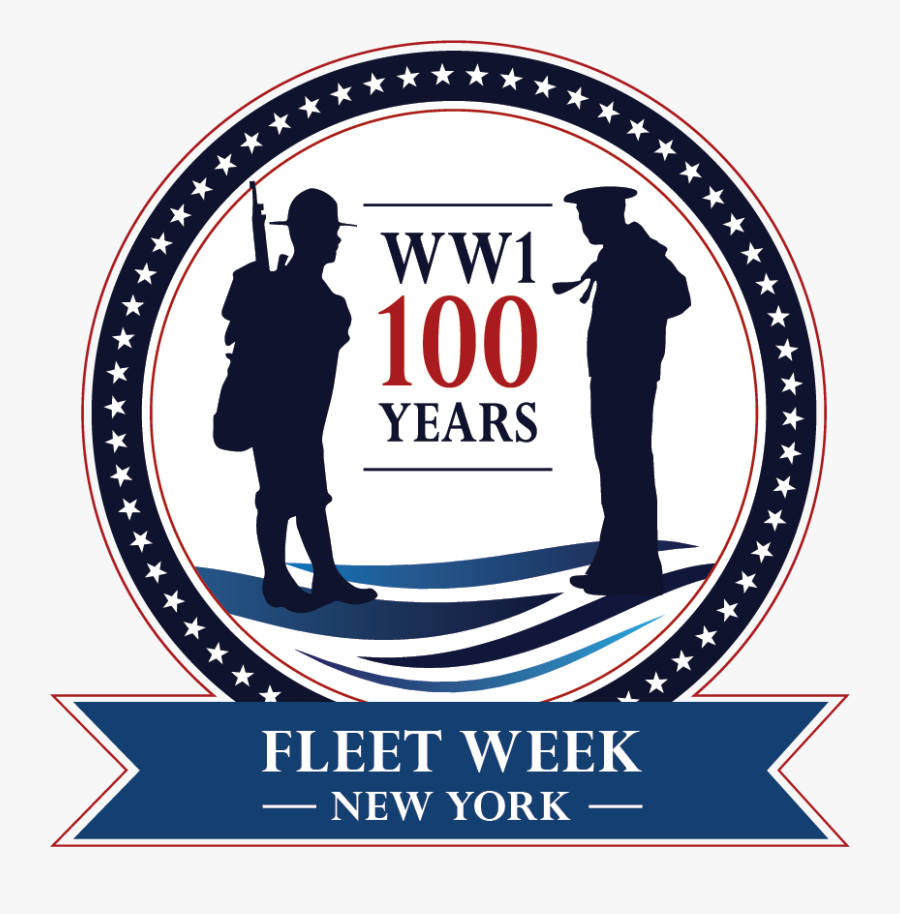 Wwi Navy Centennial Logo Flag Updated - Ww1 Centennial, Transparent Clipart