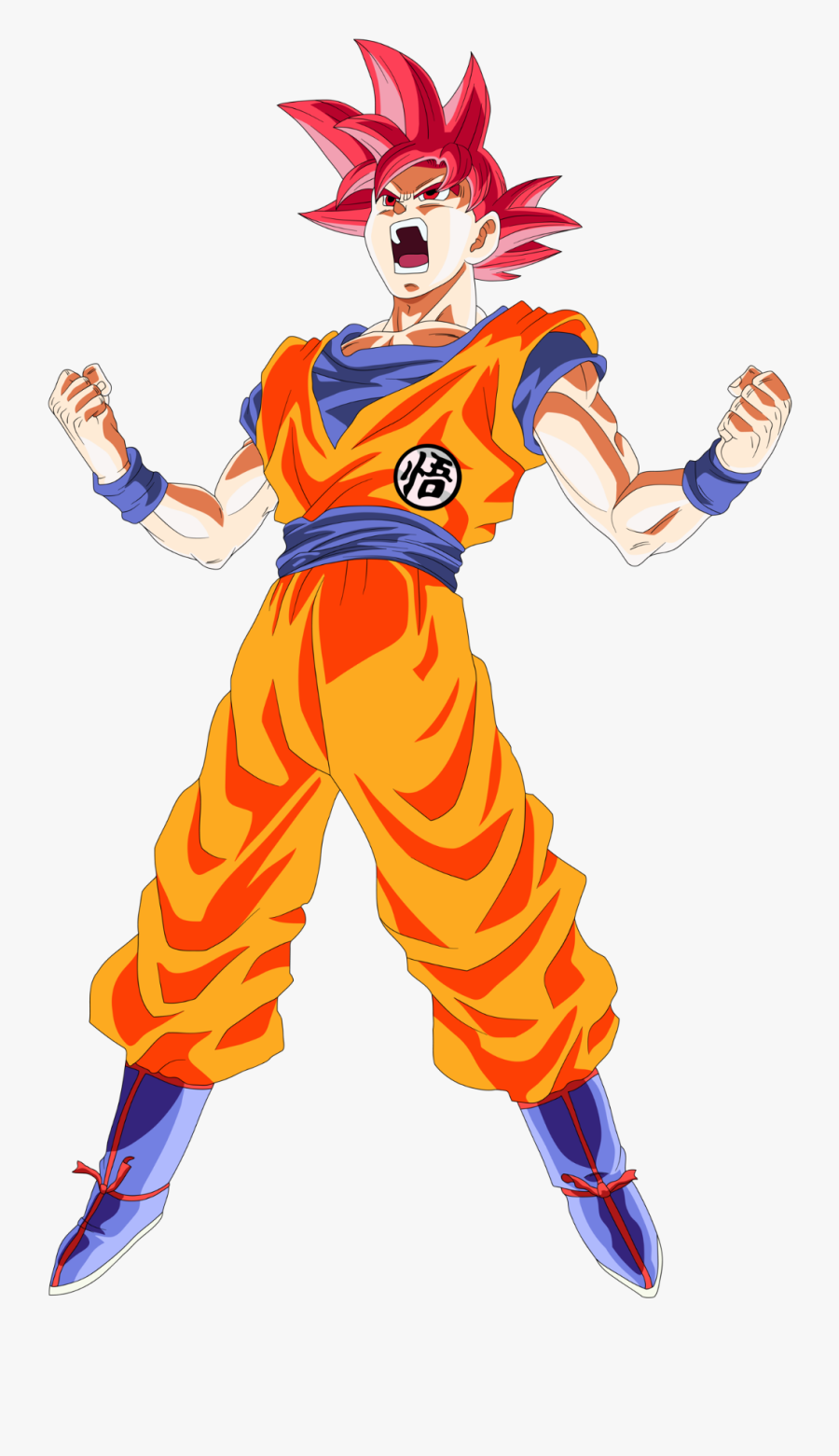 #goku #saiyajin #ki #super #power #poder #dbz #dragonballz - Goku Super Saiyan God Png, Transparent Clipart
