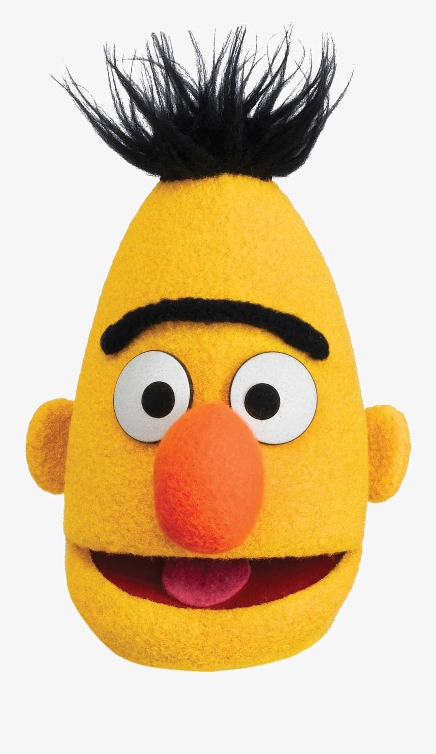 Bert Head - Bert From Sesame Street, Transparent Clipart