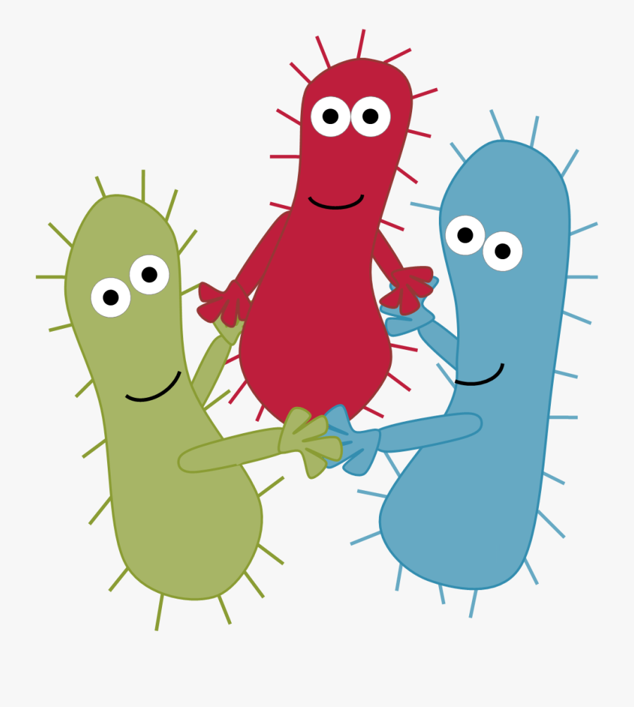 Bacteria Clipart Antibiotic Resistant Bacteria - Quorum Sensing Bacteria Cartoon, Transparent Clipart