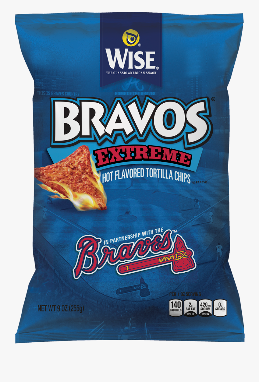 Wise Bravos Extreme Tortilla Chips Nacho Cheese, Tortilla, Transparent Clipart