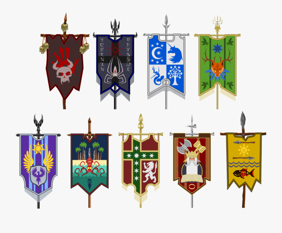 Banners Vector Medieval - Medieval Banner, Transparent Clipart