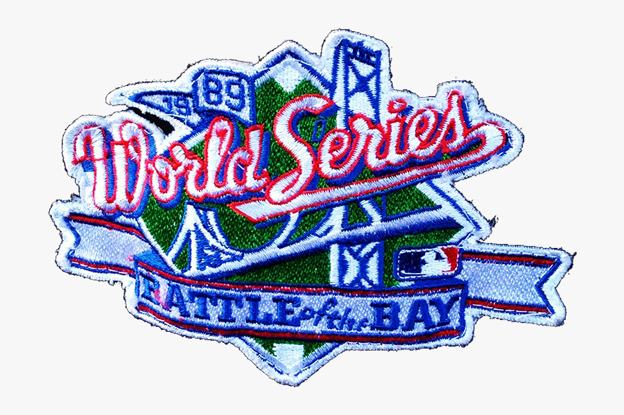 The Official Logo For The 1989 World Series Between - World Series, Transparent Clipart