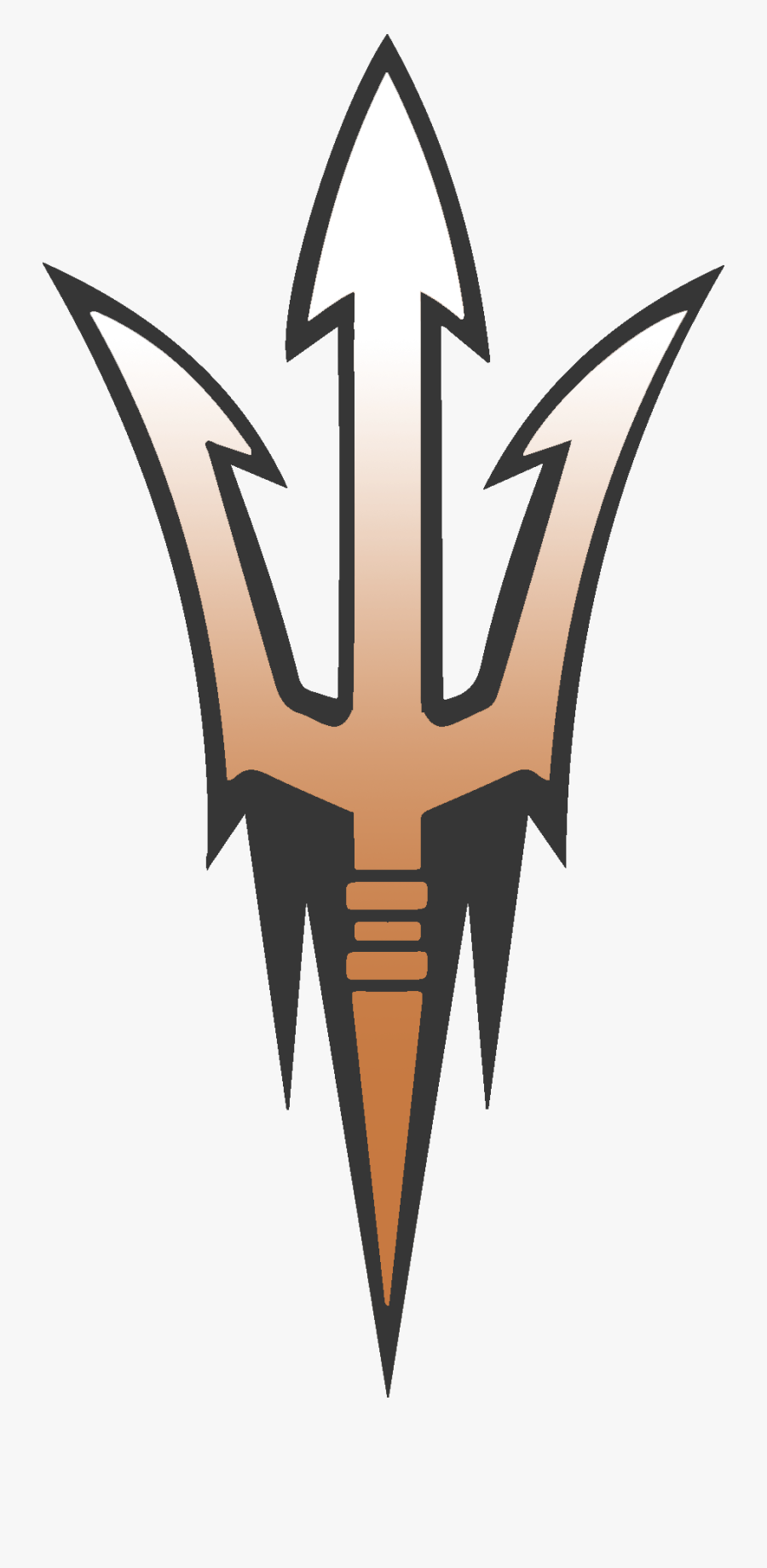 Black Copper Asu Desert Fuel - Arizona State Sun Devils Logo, Transparent Clipart