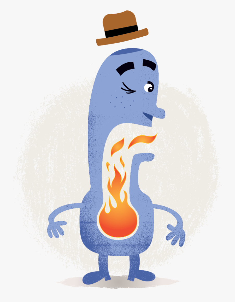 Heartburn How To Dig - Stomach Burning, Transparent Clipart