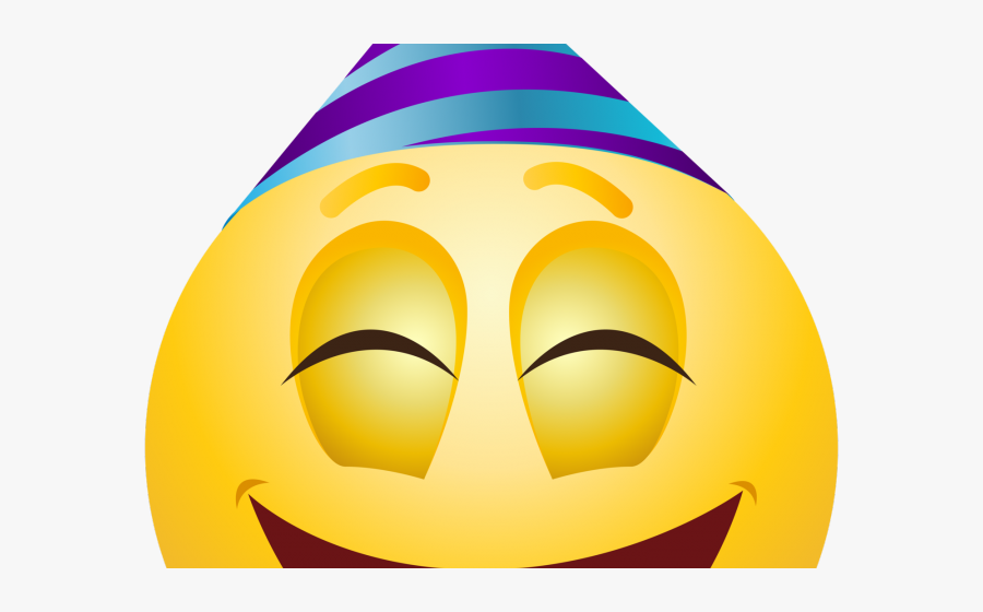 Emoji Face Clipart Transparent - Party Hat Emoji Face , Free ...