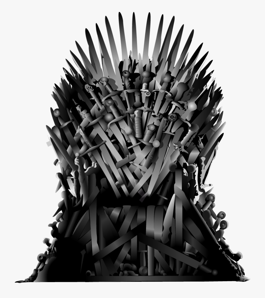Daenerys Targaryen Iron Throne Jon Snow Robert Baratheon - Concept Art Game Of Thrones Throne, Transparent Clipart