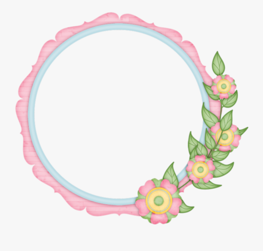 #mq #flowers #flower #circle #circles - Flower Circle Frame Png, Transparent Clipart