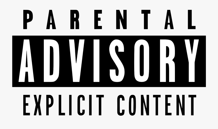 Parental Advisory White Transparent Logo - Minaj Pink Friday Album