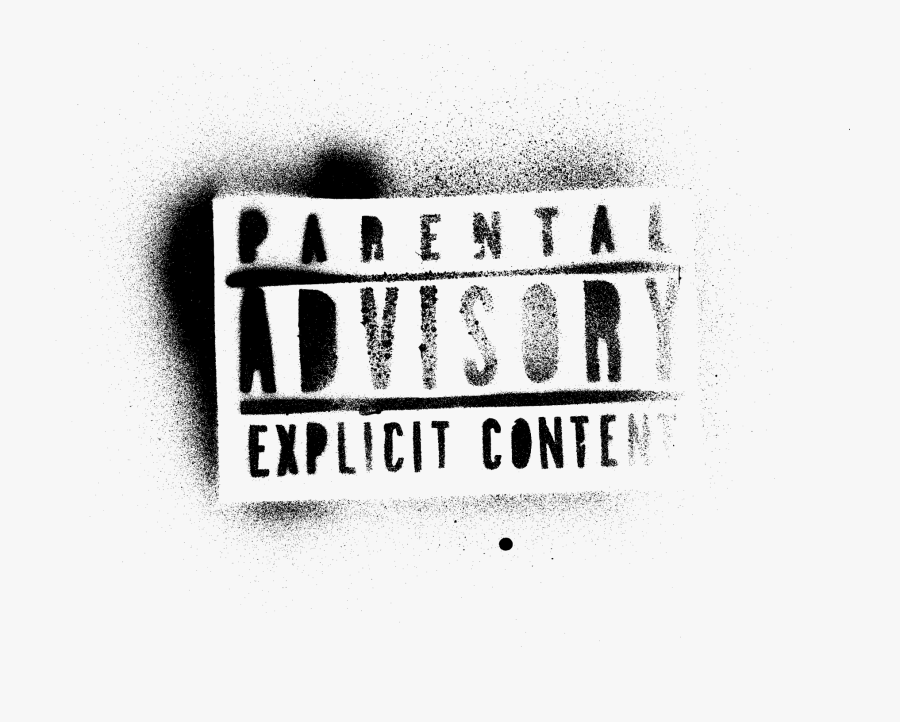 Crude Parental Advisory Transparent, Transparent Clipart