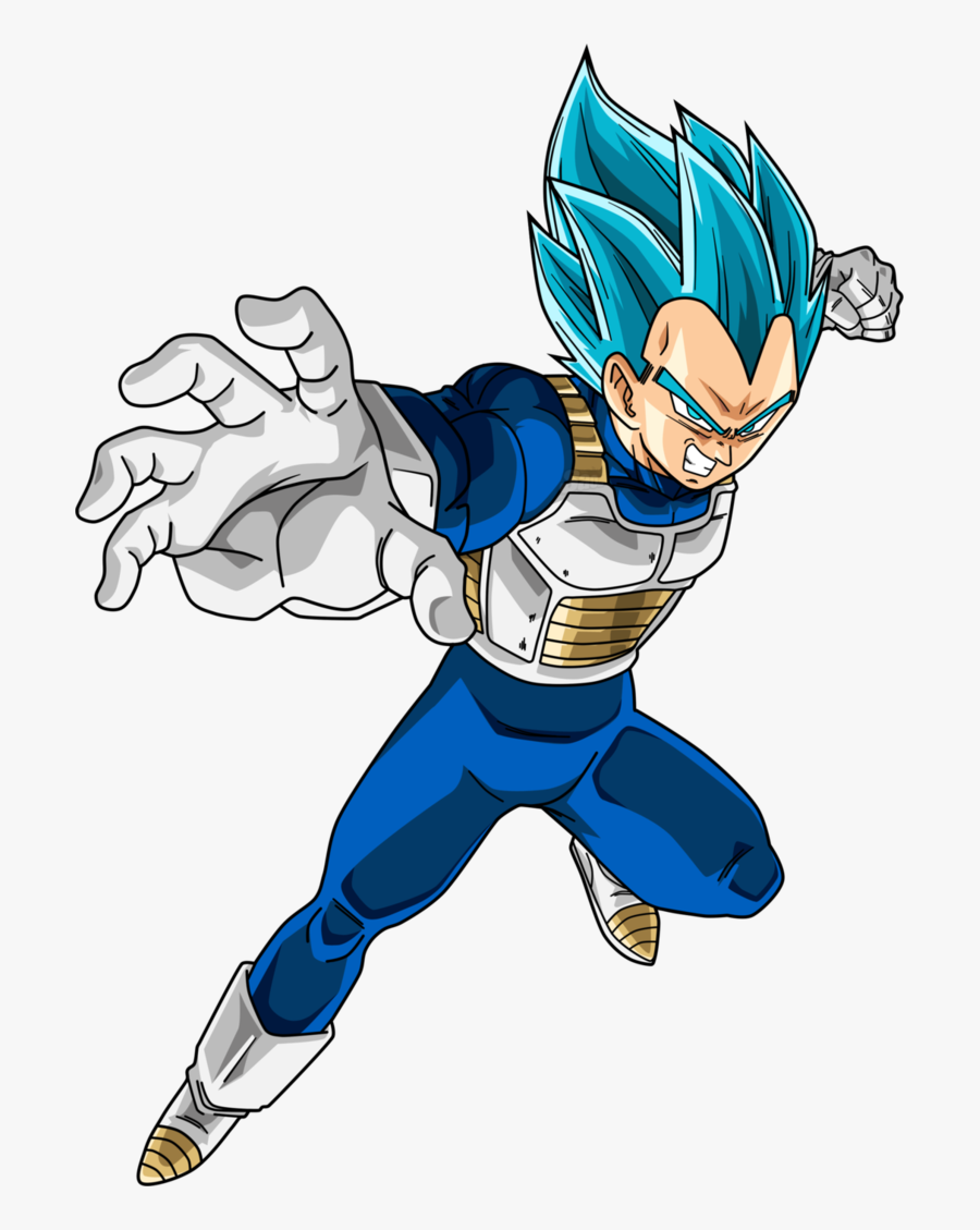 Vegeta Ssj Blue Dragon Ball, Transparent Clipart