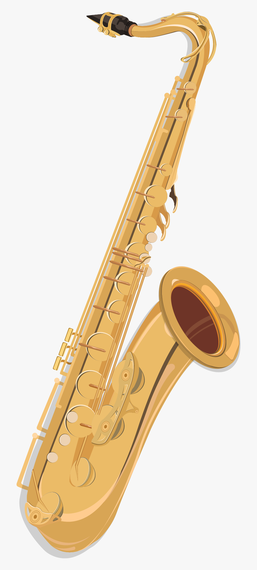 baritone saxophone musical instrument drawing cartoon saxophone png free transparent clipart clipartkey baritone saxophone musical instrument