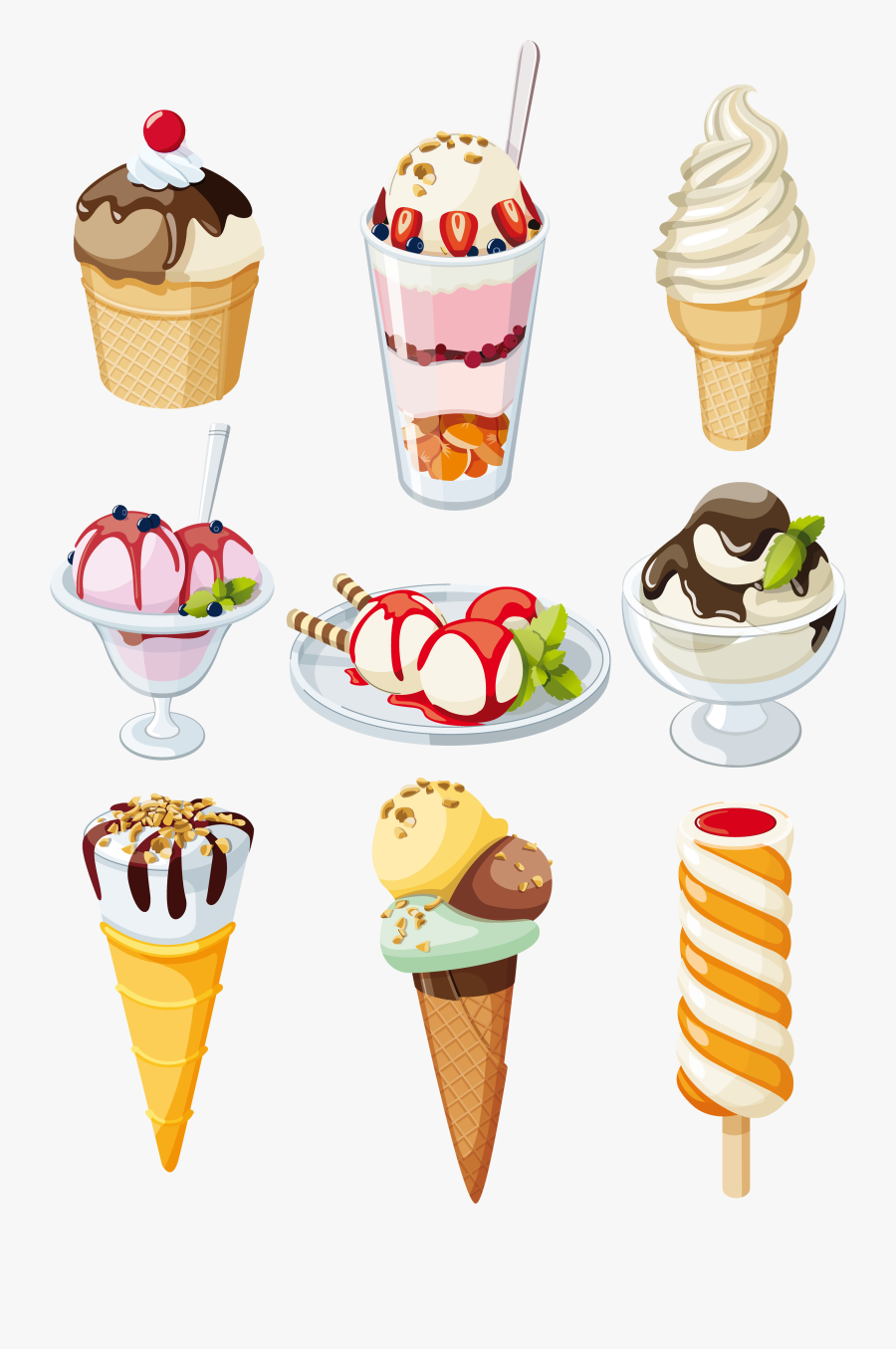 Icecream Clipart Sweet Taste - Ice Cream Drawing Png, Transparent Clipart