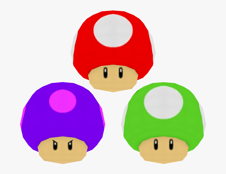 Download Zip Archive - Mario 3d Land Mushrooms, Transparent Clipart