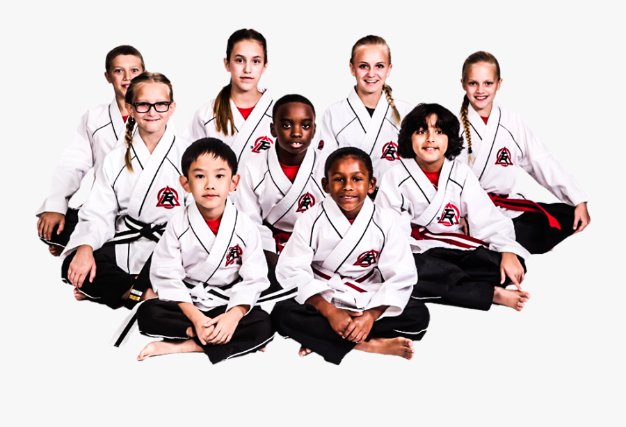 Tiger Rock Martial Arts Kids Sitting - Karate Kids Camp, Transparent Clipart