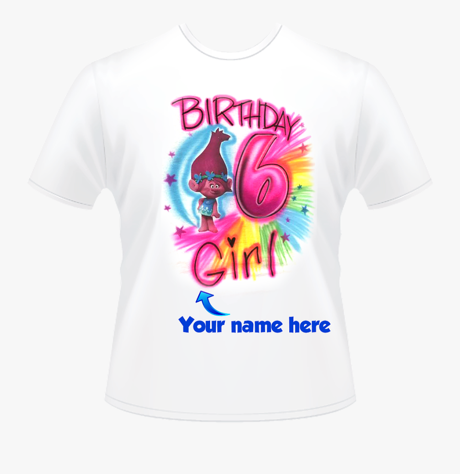 T Shirt Design Birthday Girl Free Transparent Clipart Clipartkey