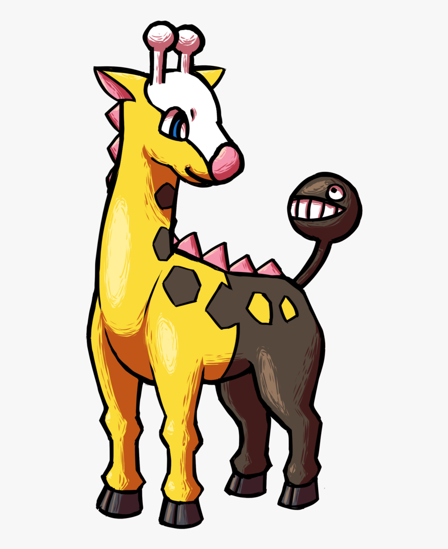 Gentle Girafarig By Red-flare - Girafarig, Transparent Clipart