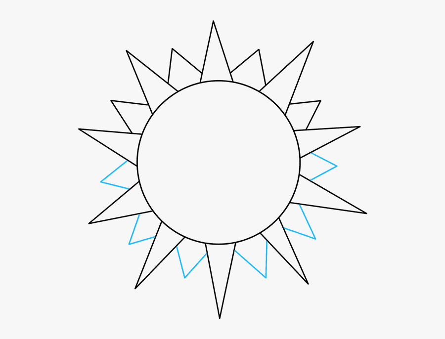 Corner Sun Lineart Circle , Free Transparent Clipart ClipartKey