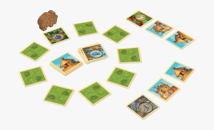My First Stone Age Card Game, Transparent Clipart