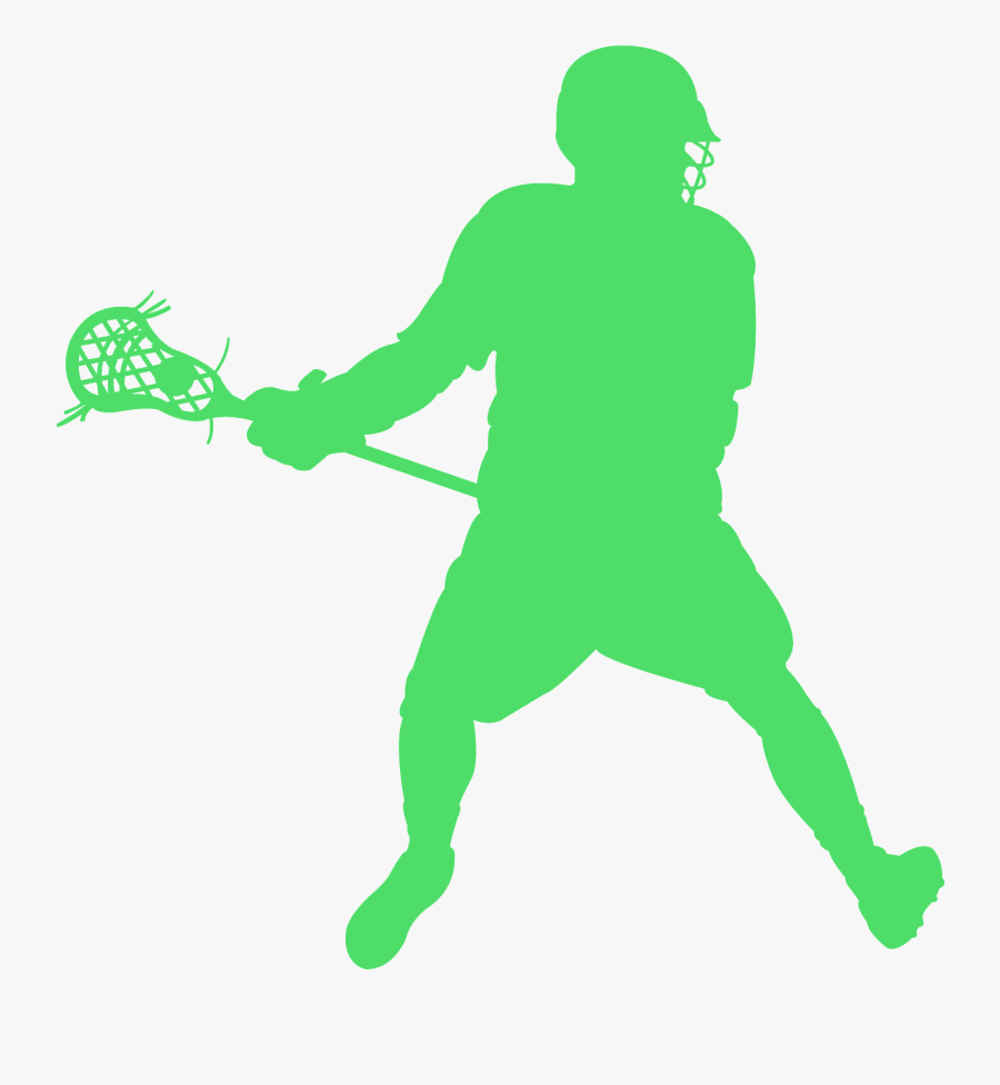 Lacrosse Players Silhouette Png, Transparent Clipart