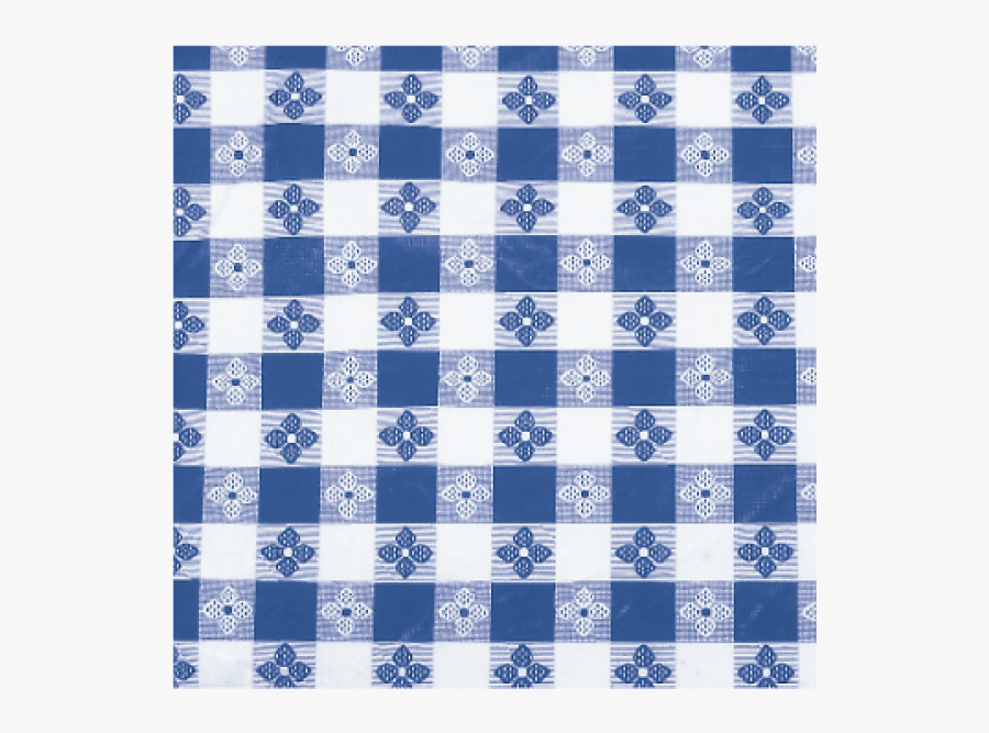 Clip Art Blue Checkered Tablecloth - Square Cloth, Transparent Clipart
